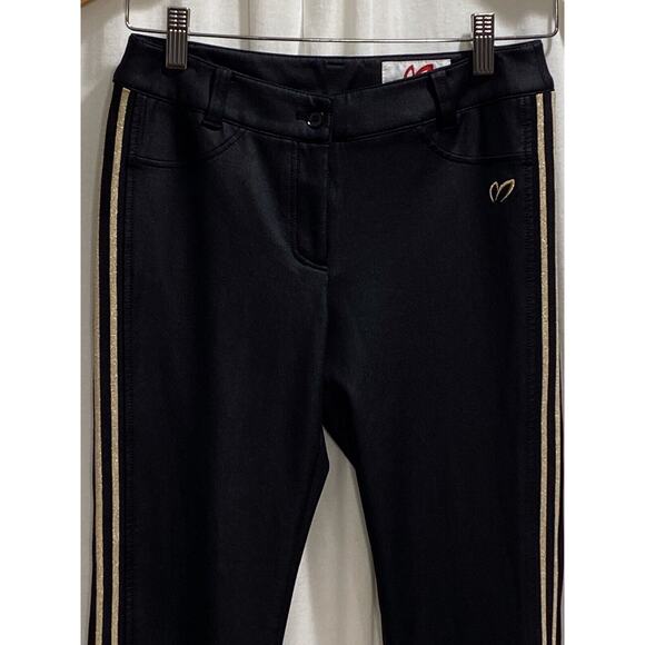 Master Bunny Edition Track Pants Leggings Tuxedo Stripe Spell Out Black Size 0 - Picture 7 of 16